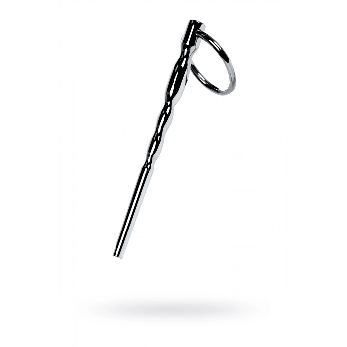Nevamel® Üretral Plug Metal Balıksırtı, Taban Halkalı, Metal, Gümüş, 10,5 Cm