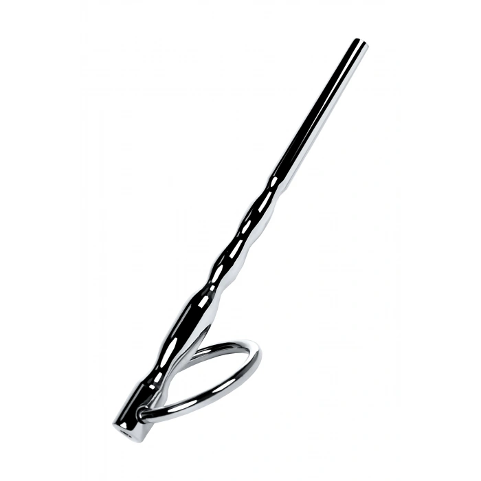 Nevamel® Üretral Plug Metal Balıksırtı, Taban Halkalı, Metal, Gümüş, 10,5 Cm