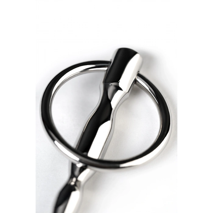 Nevamel® Üretral Plug Metal Balıksırtı, Taban Halkalı, Metal, Gümüş, 10,5 Cm