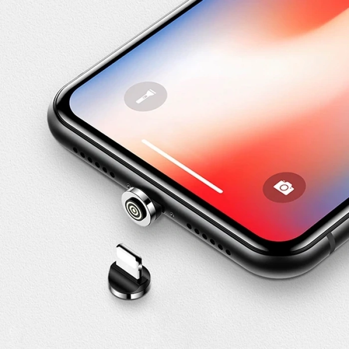 Nevamel Usams Mıknatıslı Başlık İPhone 14-13-12-11  usb Şarj Kablosu-(5775)