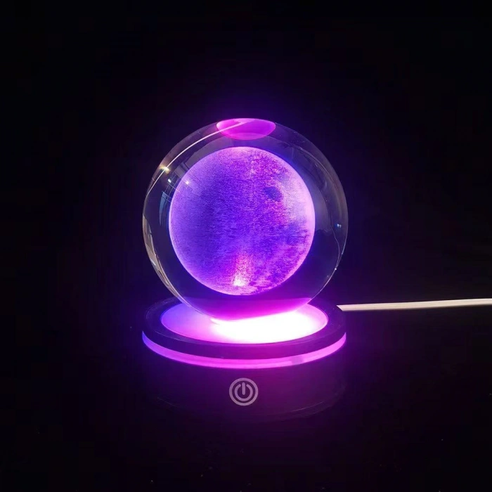 Nevamel USBli Dolunay Tasarımlı Dönen Cam Küre