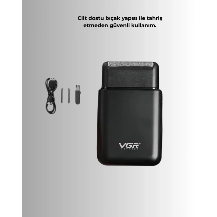 Nevamel USB Şarjlı Erkek Tıraş Makinesi | Cilt Dostu ve Kompakt Tasarım