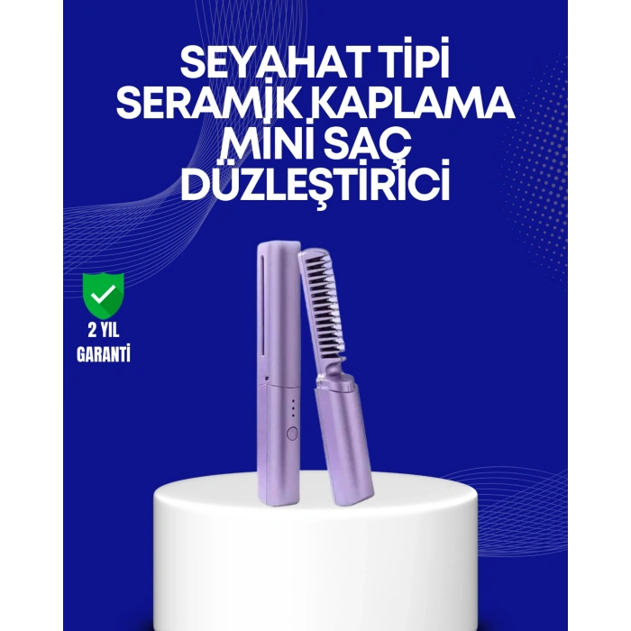 Nevamel USB Şarjlı Kablosuz Saç Düzleştirici – Hızlı ve Pratik