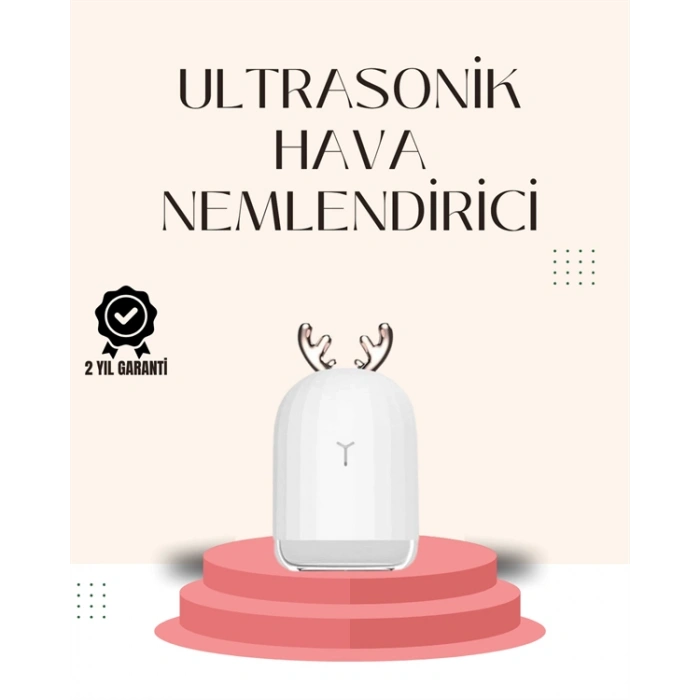 Nevamel USB Şarjlı Mini USB Nemlendirici LED Işıklı Masaüstü Cihaz
