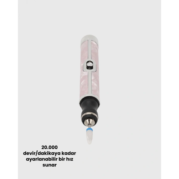 Nevamel® USB Şarjlı Profesyonel 20.000 RPM Elektrikli Oje Sökücü ve Tırnak Bakım Aleti