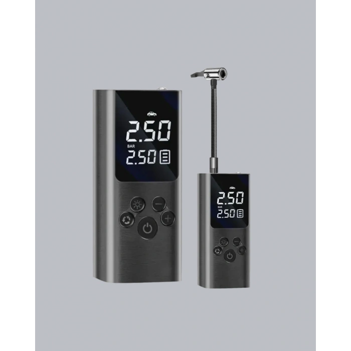 Nevamel® USB Şarjlı Taşınabilir Hava Kompresörü Dijital Ekranlı