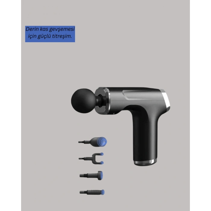 Nevamel USB Type-C Şarjlı Taşınabilir Masaj Tabancası