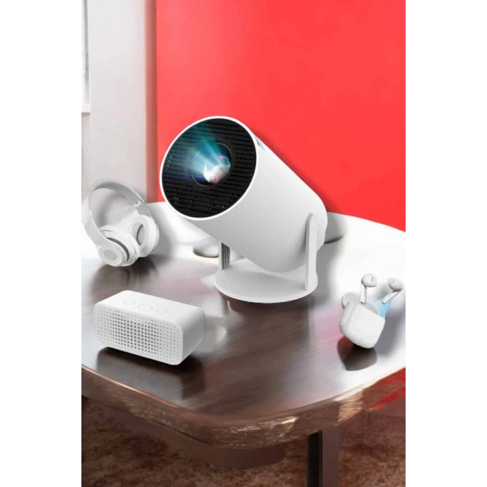 Nevamel USB ve Kablosuz Bağlantı Özellikli 5000 Saat Ampul Ömürlü Projeksiyon