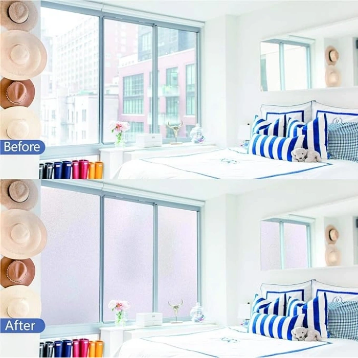 Nevamel UV Engelleyici Buzlu Cam Filmi 3 Metre x 45 Cm.