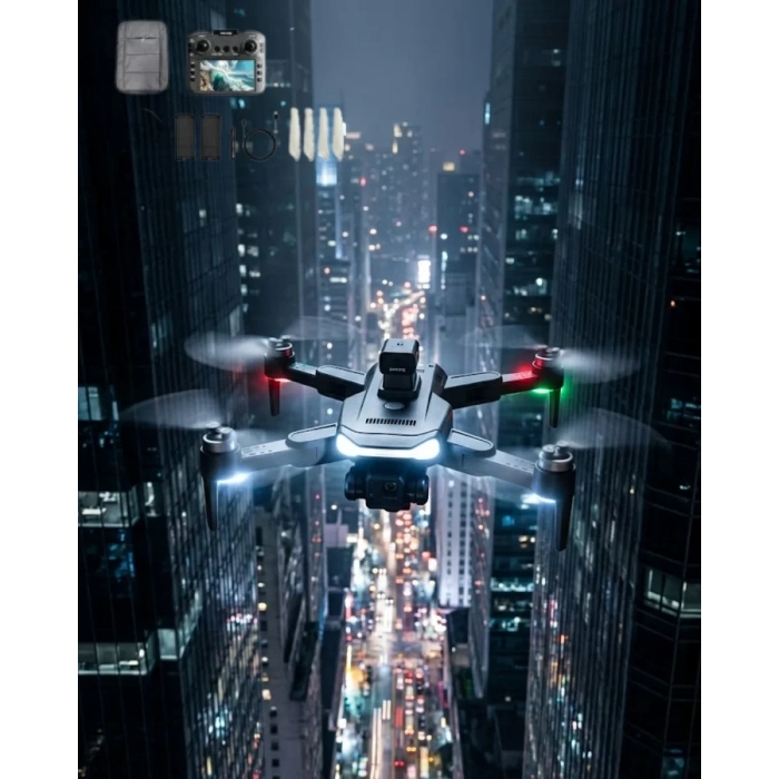 Nevamel® Uzaktan Kontrollü 4K Drone Akıllı Uçuş Modları ve Geniş Açılı Kamera Özellikli