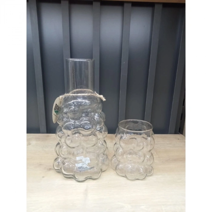 Nevamel Üzüm Desenli Başucu Sürahisi