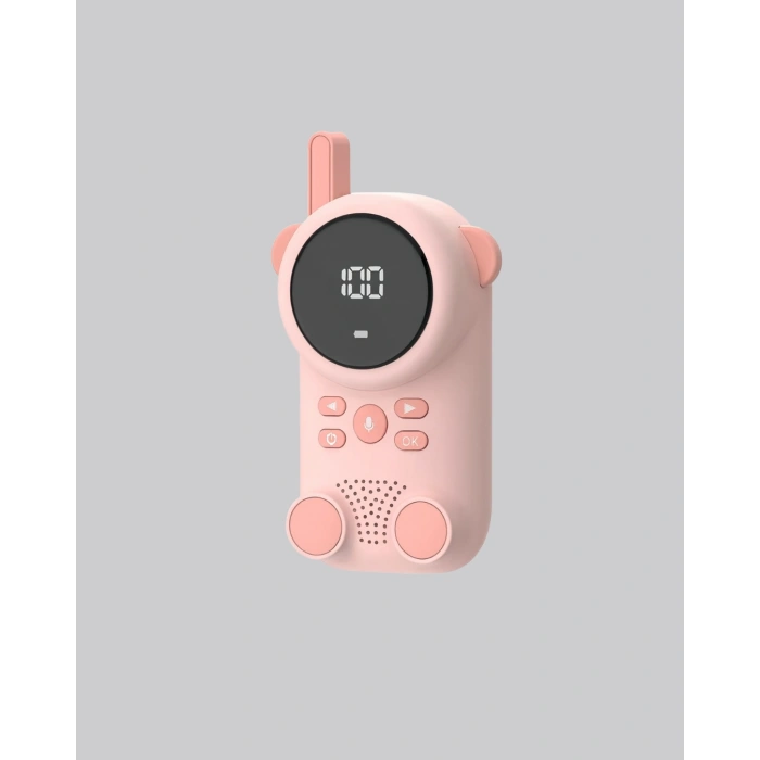 Nevamel® Uzun Menzilli Bebek Telsizi 1-3 Km Çekim 22 Kanal LCD Ekran VOX Şarjlı