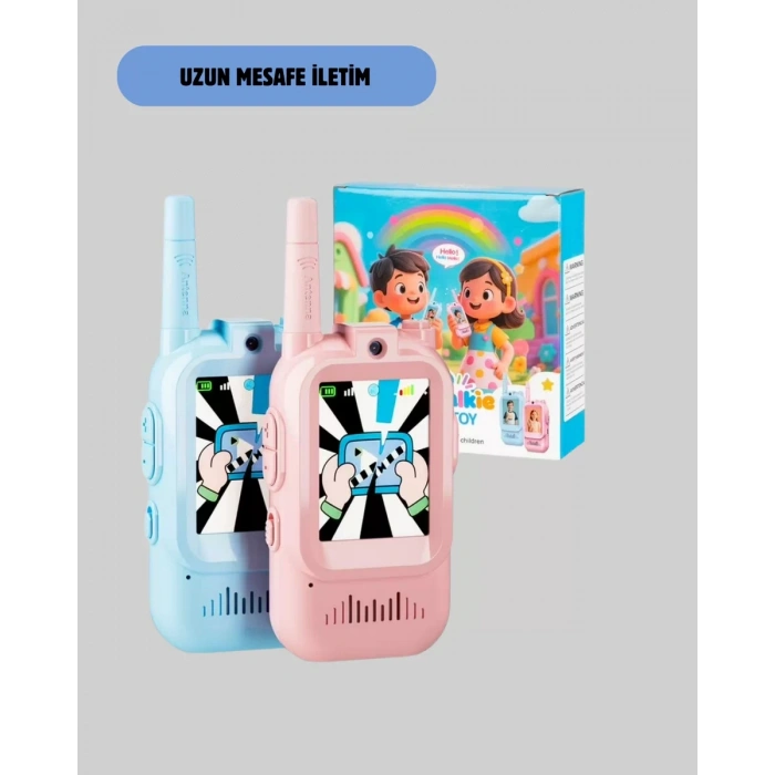 Nevamel® Uzun Menzilli Video Walkie Talkie Eğitici ve Eğlenceli Oyuncak
