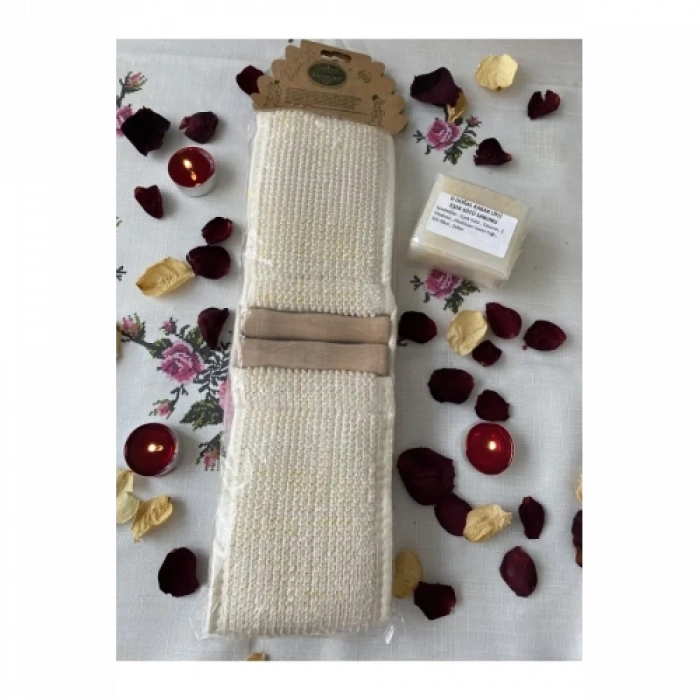 Nevamel Uzun Sırt Kabak Lifi Ve Eşek Sütlü Doğal Sabun Lifli