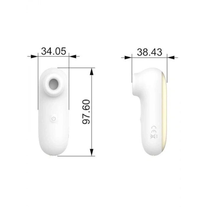 Nevamel® Vakum Modlu Klitoral Uyarıcı Şarjlı Vibratör – 10 Mod, Su Geçirmez, Kompakt Tasarım