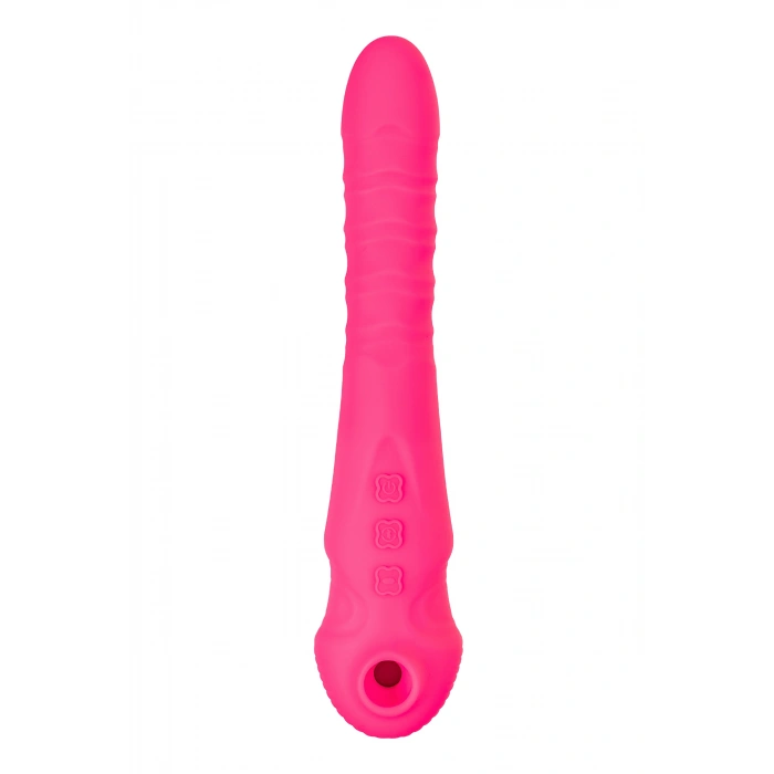 Nevamel® Vakum Uyarımlı Vibratör-Pulsatör Jos Cotox, Silikon, Pembe, 23 Cm