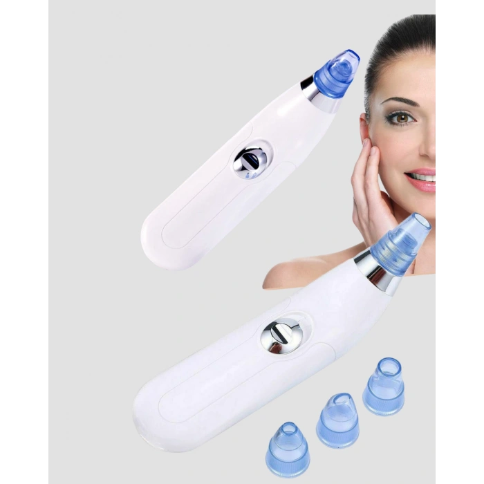 Nevamel® Vakumlu Siyah Nokta Temizleme Cihazı – 5 Kademe Güç ve 4 Başlıklı Derin Cilt Bakımı