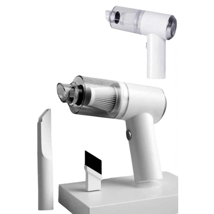 Nevamel Vakumlu Süpürge Şarjlı Elektrikli Mini Taşınabilir Uzun Ömürlü Hazneli