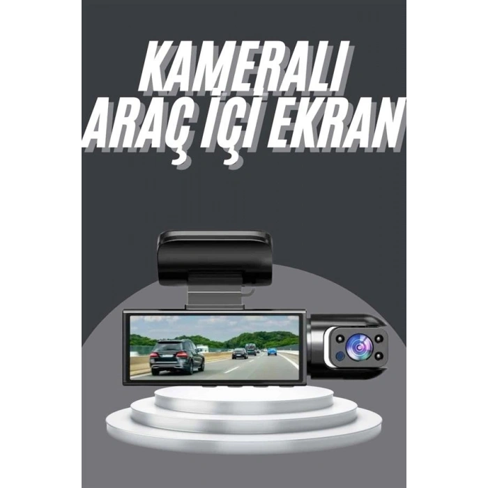 Nevamel Video ve Fotoğraf Kaydedici Sürüş Kamerası Ön ve Arka Çift Kameralı