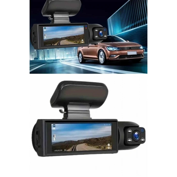 Nevamel Video ve Fotoğraf Kaydedici Sürüş Kamerası Ön ve Arka Çift Kameralı