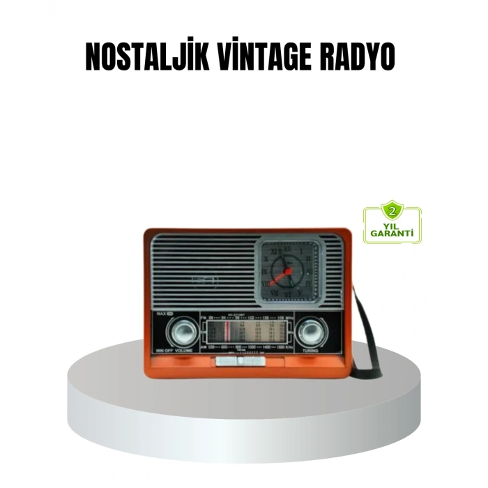 Nevamel® Vintage Radyo – Nostaljik Tasarım ve Modern Teknoloji Bir Arada