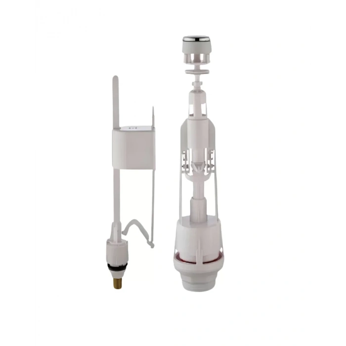 Nevamel® Vitrifiye Rezervuar İç Takımı Basmalı Mekanizma Alt Girişli Sessiz Dolum Sistemi