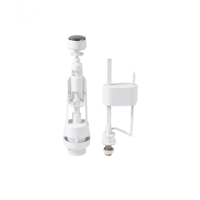 Nevamel® Vitrifiye Rezervuar İç Takımı Basmalı Mekanizma Alt Girişli Sessiz Dolum Sistemi