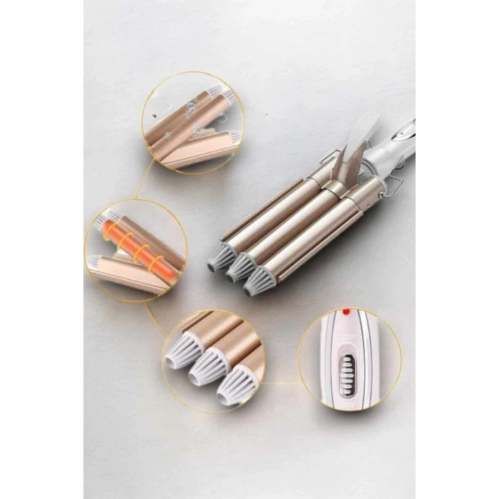 Nevamel Wag Maşa Doğal ve Hacimli Bukleler için İdeal Saç Şekillendirme Aracı