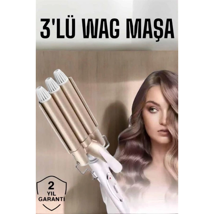 Nevamel Wag Maşa Negatif İyon Teknolojili Isı Ayarlı Saç Maşası