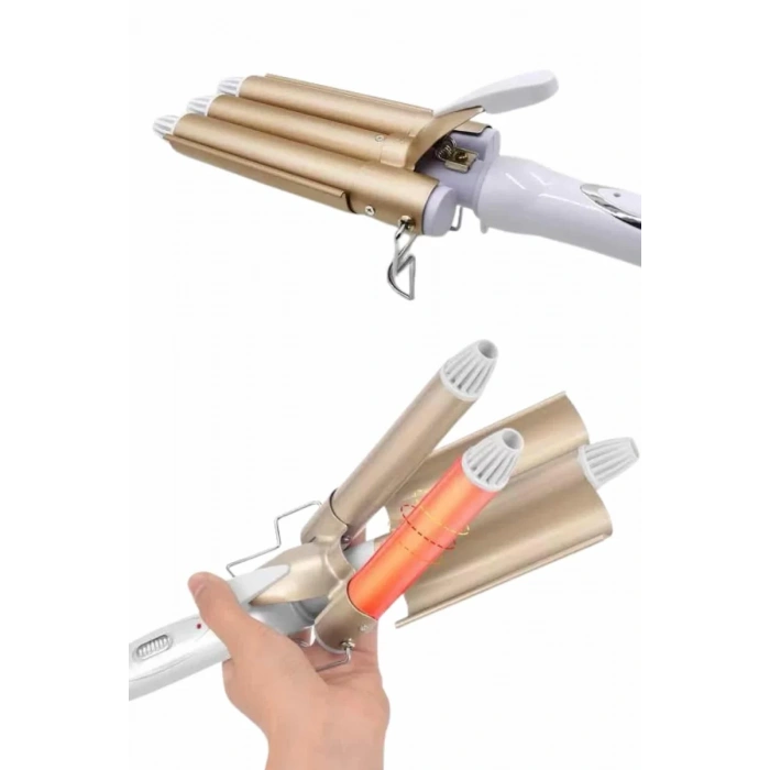 Nevamel® Wag Maşa Profesyonel Saç Şekillendirici İyon Özellikli Isı Kademeli Yeni Nesil