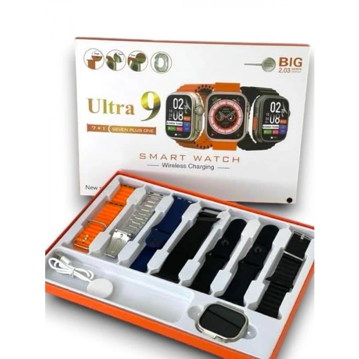 Nevamel WATCH9 7 KORDONLU AKILLI SAAT