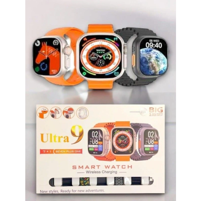 Nevamel WATCH9 7 KORDONLU AKILLI SAAT