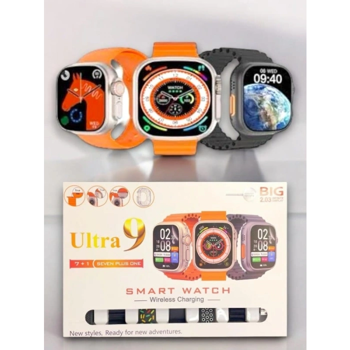 Nevamel WATCH9 7 KORDONLU AKILLI SAAT