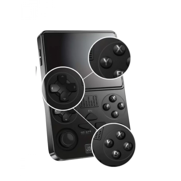 Nevamel® Wi-Fi Özellikli Taşınabilir Retro Oyun Konsolu Analog Joystickli