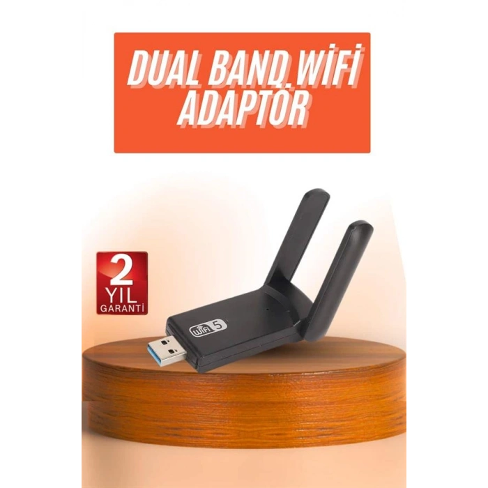 Nevamel Wifi Alıcı Dual Band Usb 3.0 Adaptör Kablosuz Windows 7/8/10/11