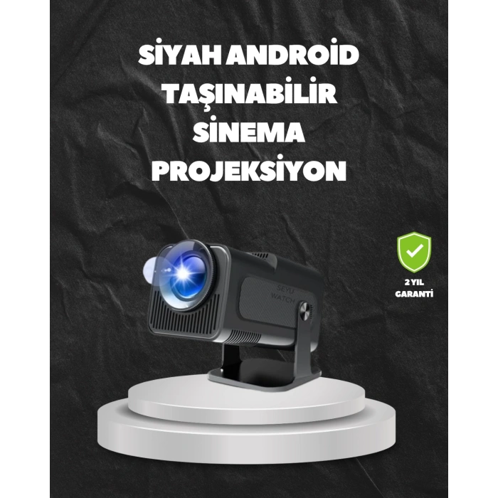 Nevamel WiFi6 ve Bluetooth 5.0 Teknolojili Kablosuz Bağlantı Özellikli Projektör