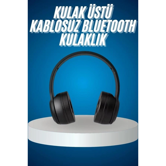Nevamel® Wireless 5.0 Bluetooth Kablosuz Kulaklık ANC Özellikli Kulak Üstü Ayarlanabilir
