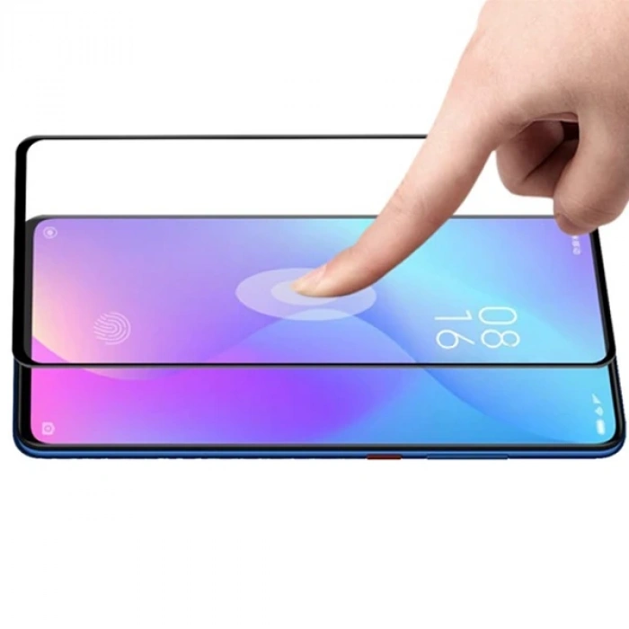 Nevamel Xiaomi 9T /K20 Pro Full Glue Tempered Cam Ekran Koruyucu Full Kaplama-(5775)