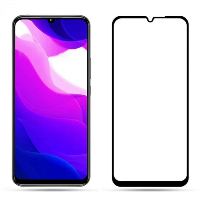 Nevamel Xiaomi Mi 10 Lite 3D Full Tempered Cam Ekran Koruyucu-(5775)