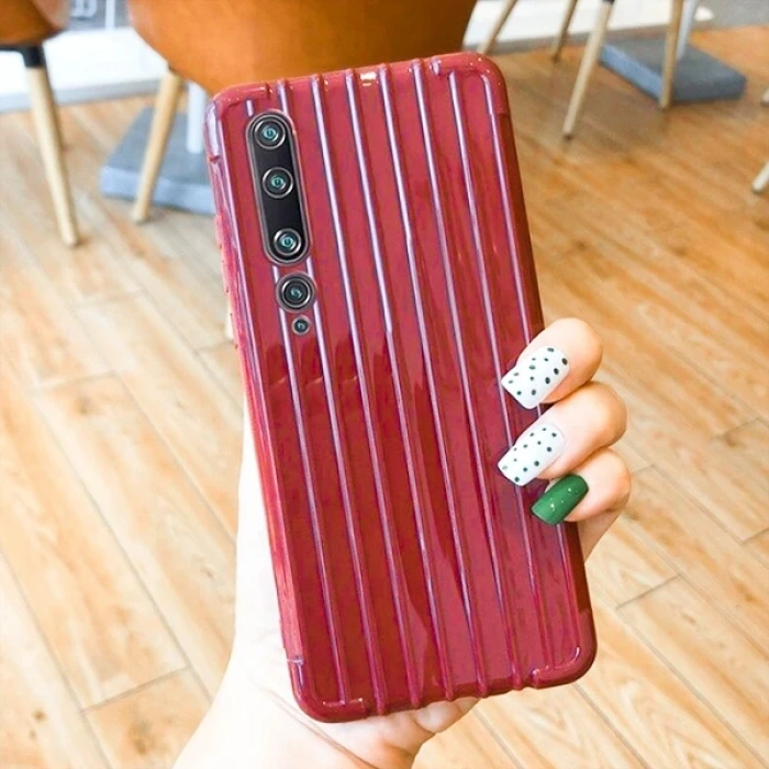 Nevamel Xiaomi Mi 10 Trunk Lines ince Soft Silikon Kılıf-(5775)