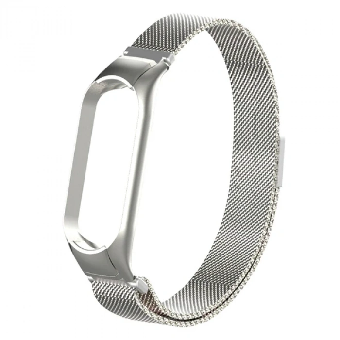 Nevamel Xiaomi Mi Band 5 Metal Kayış Kordon Milano Loop-(5775)