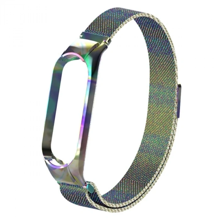 Nevamel Xiaomi Mi Band 5 Metal Kayış Kordon Milano Loop-(5775)