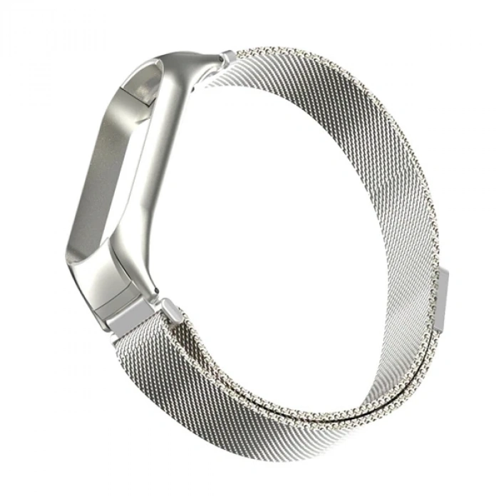 Nevamel Xiaomi Mi Band 5 Metal Kayış Kordon Milano Loop-(5775)