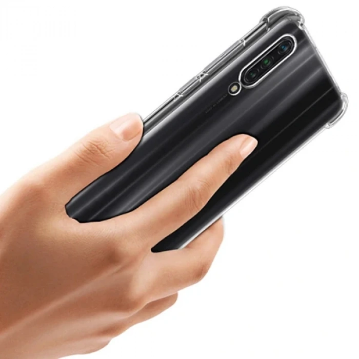 Nevamel Xiaomi Mi CC9/Mİ 9 Lite Anti-Drop Darbe Emici Silikon Kılıf-(5775)