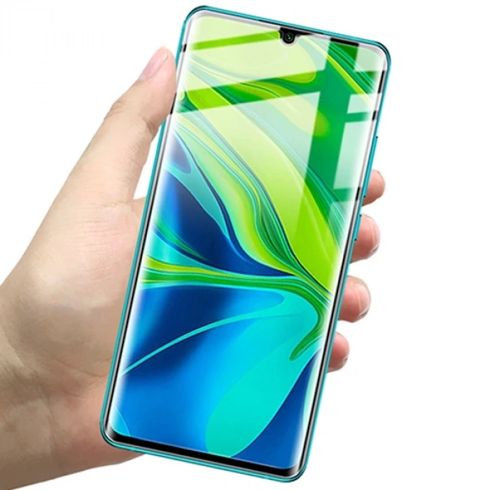 Nevamel Xiaomi Mi Note 10 Pro/Note 10 Lite CC9 Pro 3D Full Membran Nano Hidrojel Film Ekran Koruyucu-(5775)