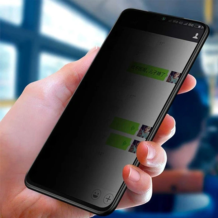 Nevamel Xiaomi Mi Play 3D Privacy Gizlilik 3d Full Kırılmaz Cam Koruyucu Anti-Spy-(5775)