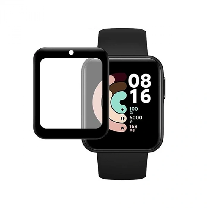 Nevamel Xiaomi Mi Watch Lite 3D Full Kavisli PMMA Cam Ekran Koruyucu-(5775)