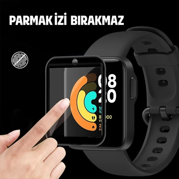 Nevamel Xiaomi Mi Watch Lite 3D Full Kavisli PMMA Cam Ekran Koruyucu-(5775)