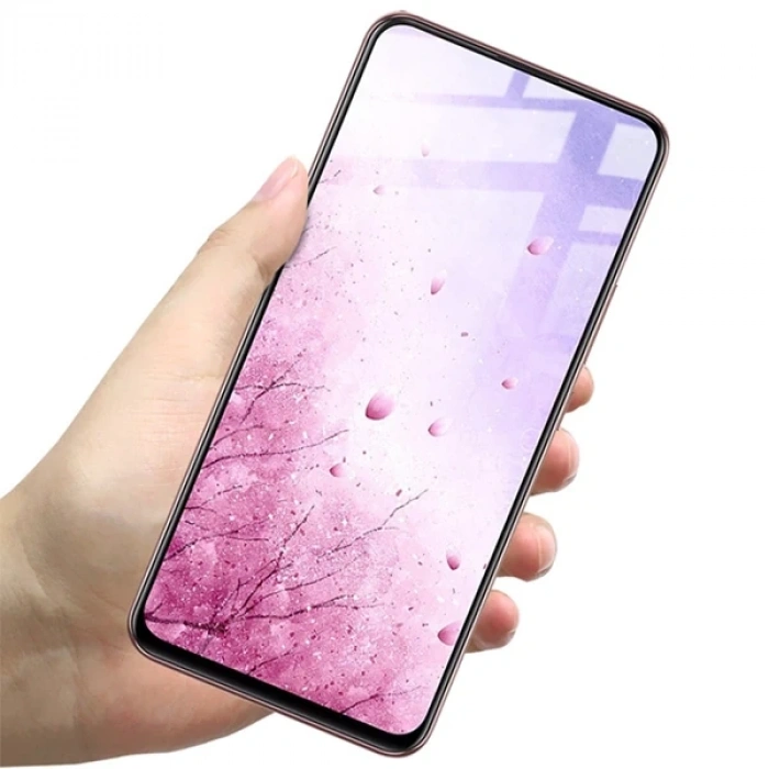 Nevamel Xiaomi Redmi Note 9 Pro Full Glue Tempered Cam Ekran Koruyucu-(5775)