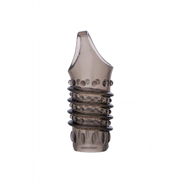 Nevamel® Xlover Penis Kılıfı, Tpe,Siyah Şeffaf, 10,5 Cm
